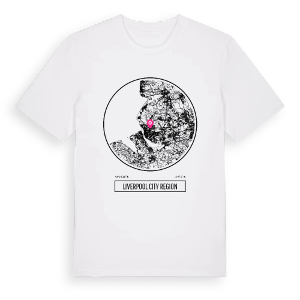 Liverpool City Region t-shirt – ekologisk bomull t-shirt från Pinshirt