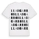 Llangarron ordlek t-shirt