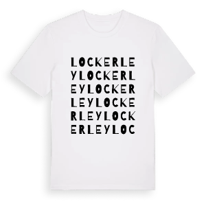 Lockerley ordlek t-shirt – ekologisk bomull t-shirt från Pinshirt