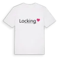 Locking hjärta t-shirt