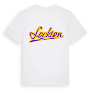 Lockton baseball t-shirt – ekologisk bomull t-shirt från Pinshirt
