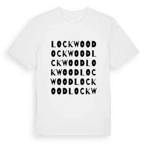 Lockwood ordlek t-shirt – ekologisk bomull t-shirt från Pinshirt
