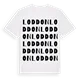 Loddon ordlek t-shirt