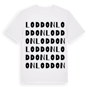 Loddon ordlek t-shirt – ekologisk bomull t-shirt från Pinshirt