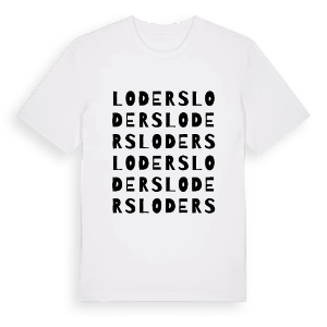 Loders ordlek t-shirt – ekologisk bomull t-shirt från Pinshirt