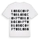 Long Compton ordlek t-shirt
