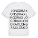 Long Drax ordlek t-shirt