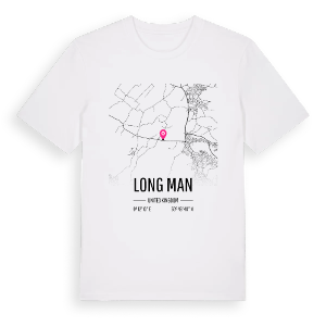 Long Man karta t-shirt – ekologisk bomull t-shirt från Pinshirt