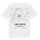 Long Stratton karta t-shirt