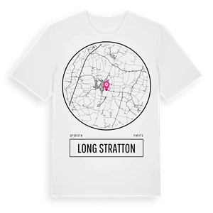 Long Stratton t-shirt – ekologisk bomull t-shirt från Pinshirt