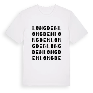 Longden ordlek t-shirt – ekologisk bomull t-shirt från Pinshirt