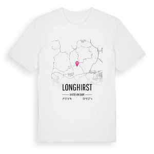 Longhirst karta t-shirt – ekologisk bomull t-shirt från Pinshirt