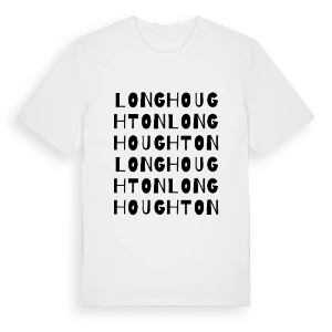 Longhoughton ordlek t-shirt – ekologisk bomull t-shirt från Pinshirt
