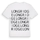 Longridge ordlek t-shirt