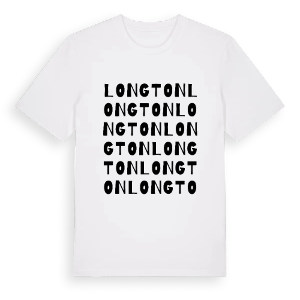Longton ordlek t-shirt – ekologisk bomull t-shirt från Pinshirt