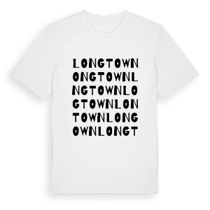 Longtown ordlek t-shirt – ekologisk bomull t-shirt från Pinshirt