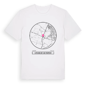 Low Coniscliffe and Merrybent t-shirt – ekologisk bomull t-shirt från Pinshirt