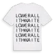 Lower Allithwaite ordlek t-shirt