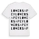 Lower Sapey ordlek t-shirt