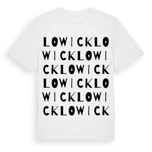 Lowick ordlek t-shirt – ekologisk bomull t-shirt från Pinshirt
