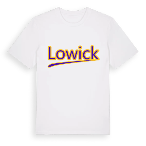 Lowick baseball t-shirt – ekologisk bomull t-shirt från Pinshirt
