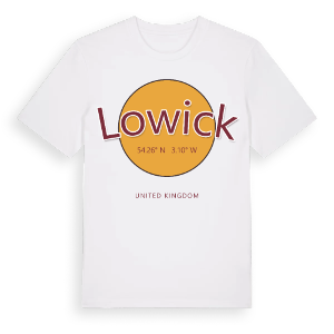Lowick cirkel t-shirt – ekologisk bomull t-shirt från Pinshirt