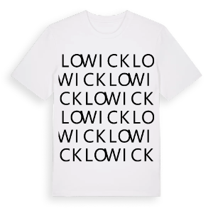 Lowick ordlek t-shirt – ekologisk bomull t-shirt från Pinshirt