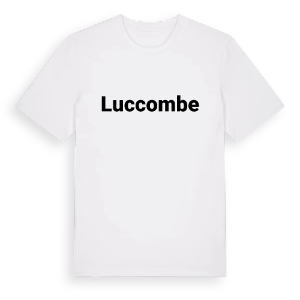 Luccombe fetstil t-shirt – ekologisk bomull t-shirt från Pinshirt