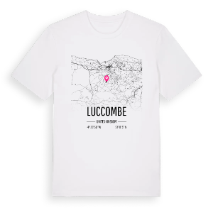 Luccombe karta t-shirt – ekologisk bomull t-shirt från Pinshirt