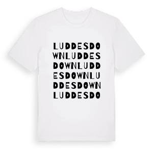 Luddesdown ordlek t-shirt – ekologisk bomull t-shirt från Pinshirt