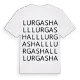 Lurgashall ordlek t-shirt