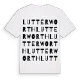Lutterworth ordlek t-shirt