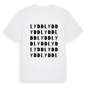 Lydd ordlek t-shirt – ekologisk bomull t-shirt från Pinshirt