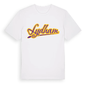 Lydham baseball t-shirt – ekologisk bomull t-shirt från Pinshirt