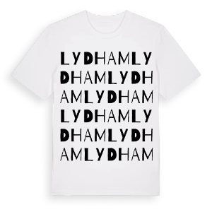 Lydham ordlek t-shirt – ekologisk bomull t-shirt från Pinshirt