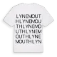 Lynemouth ordlek t-shirt