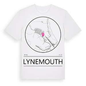 Lynemouth t-shirt – ekologisk bomull t-shirt från Pinshirt