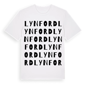 Lynford ordlek t-shirt – ekologisk bomull t-shirt från Pinshirt