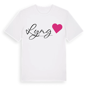 Lyng hjärta t-shirt – ekologisk bomull t-shirt från Pinshirt
