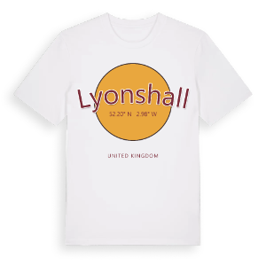 Lyonshall cirkel t-shirt – ekologisk bomull t-shirt från Pinshirt