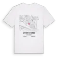 Lytham St Annes karta t-shirt