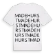 Madehurst ordlek t-shirt