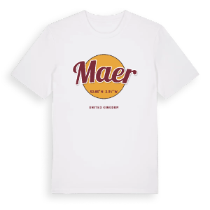 Maer cirkel t-shirt – ekologisk bomull t-shirt från Pinshirt