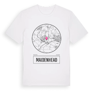 Maidenhead t-shirt – ekologisk bomull t-shirt från Pinshirt