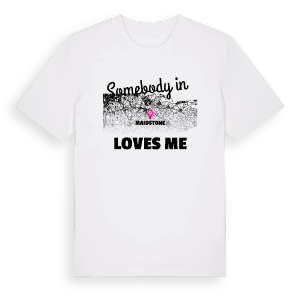 Någon i Maidstone älskar mig t-shirt – ekologisk bomull t-shirt från Pinshirt