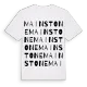 Mainstone ordlek t-shirt