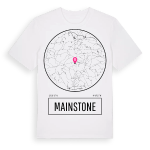 Mainstone t-shirt – ekologisk bomull t-shirt från Pinshirt