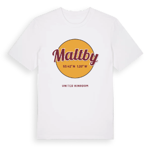 Maltby cirkel t-shirt – ekologisk bomull t-shirt från Pinshirt