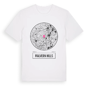 Malvern Hills t-shirt – ekologisk bomull t-shirt från Pinshirt