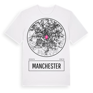 Manchester t-shirt – ekologisk bomull t-shirt från Pinshirt